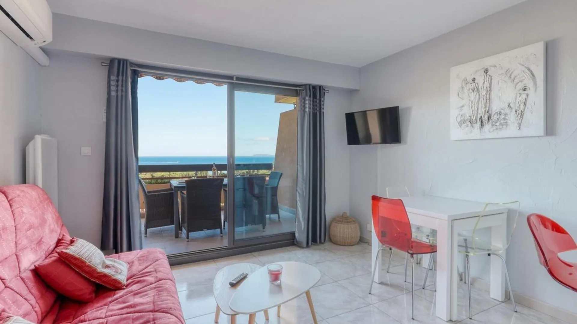 T2 vue mer à Saint-Clair Le Lavandou Appartement